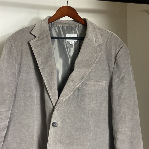 Lineal Juomo velvet grey blazer - Picture 2 of 12